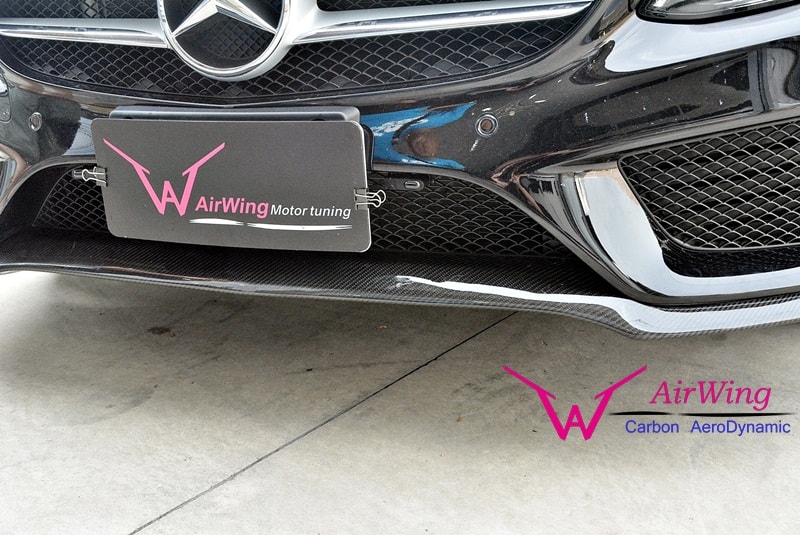 Mercedes-Benz W205 AMG carbon Front Splitter Insert  1